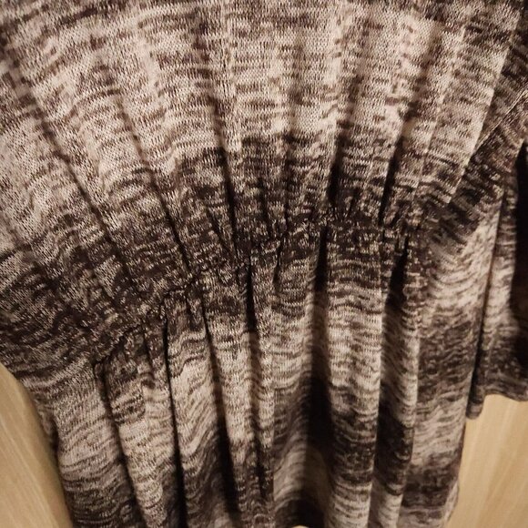 Signature Studio Plus Brown Tan Open Front Cardigan Sweater 1X - Picture 4 of 6